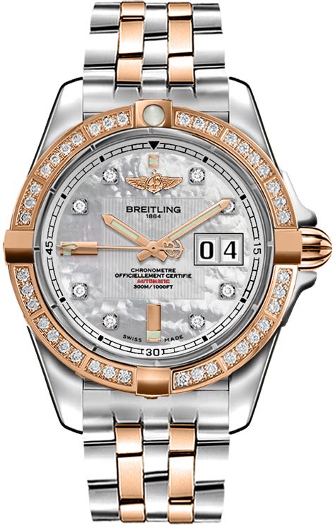 breitling galactic dames|breitling galactic 41 diamond bezel.